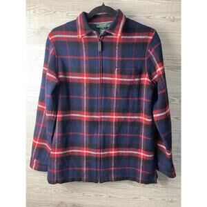 Lauren Ralph Lauren 100% Lambswool Flannel Jacket M
